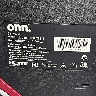165Hz 1ms onn. 100027813 24" Gaming Monitor - photo 7