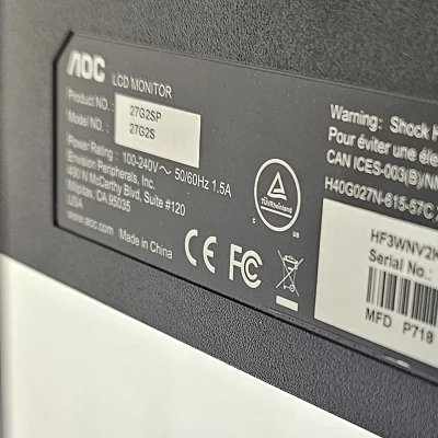 AOC 27G2SP 27" Gaming Monitor - photo 7