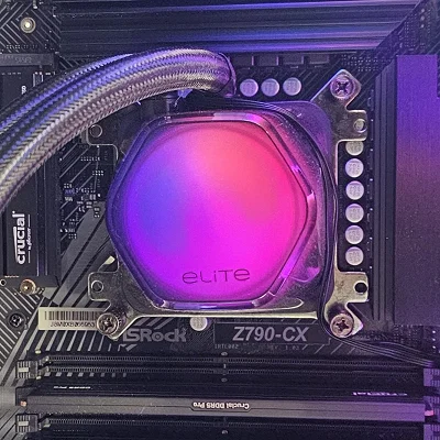 240mm AIO ELITE RGB CPU Liquid Cooler for Intel LGA1700 - photo 2