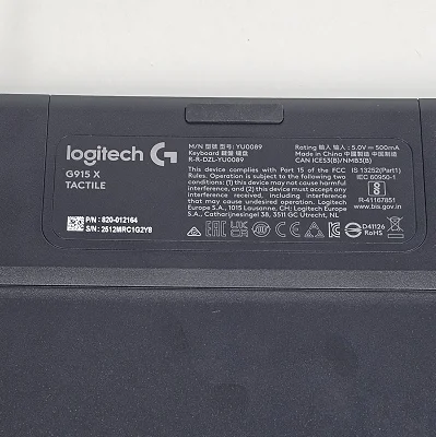 Logitech G915 X TACTILE Mechanical Gaming Keyboard - Black Wired - photo 7