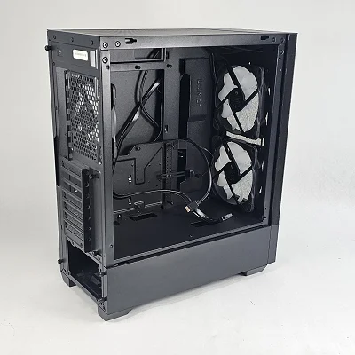 Black PowerSpec PC Case with Tempered Glass w/ 3 Fans - photo 3