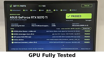 RTX 5070 Ti ASUS TUF Gaming 16GB - photo 9