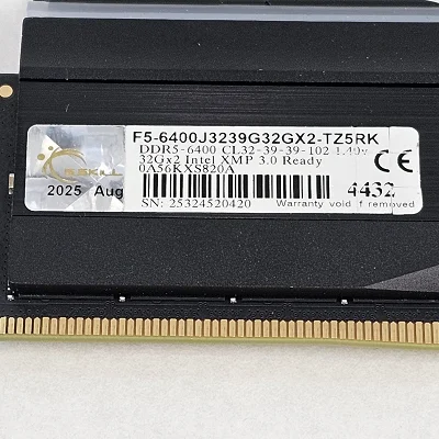 64GB DDR5 (2x32GB) CL32 6400MT/s G.Skill Trident Z5 RGB - photo 4