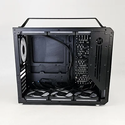 Black PC Case with Tempered Glass w/ 5 Fans - photo 2