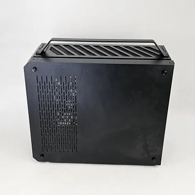 Black PC Case with Tempered Glass w/ 5 Fans - photo 7