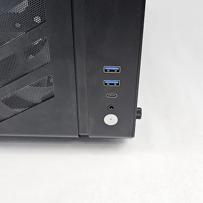 Black PC Case with Tempered Glass w/ 5 Fans - photo 8