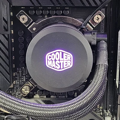 240mm AIO Cooler Master RGB CPU Liquid Cooler for Intel LGA1200 - photo 2