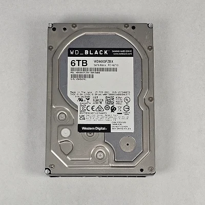 6TB 3.5" Hard Drive WD Black WD6003FZBX - photo 1