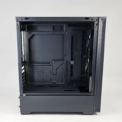 Black PowerSpec PC Case with Tempered Glass w/ 2 Fans - photo 2