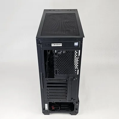 Black PowerSpec PC Case with Tempered Glass w/ 2 Fans - photo 6