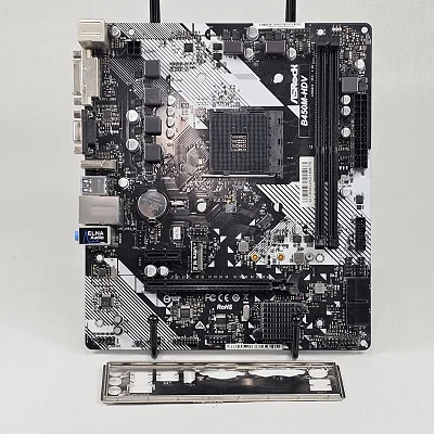 ASRock B450M-HDV AMD AM4 DDR4 mATX Motherboard - photo 1