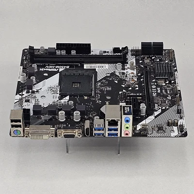 ASRock B450M-HDV AMD AM4 DDR4 mATX Motherboard - photo 2