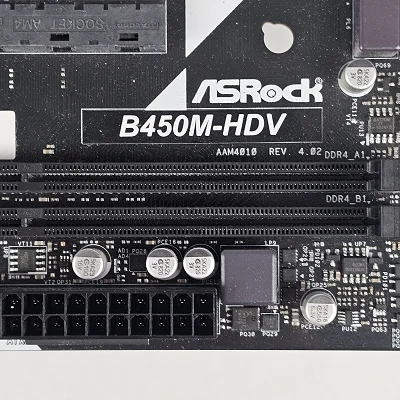 ASRock B450M-HDV AMD AM4 DDR4 mATX Motherboard - photo 8