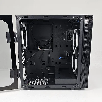 Black CLX PC Case with Tempered Glass w/ 3 Fans - photo 2