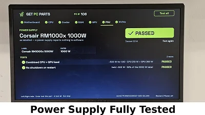 1000 Watt PSU Corsair RM1000x Power Supply - photo 7