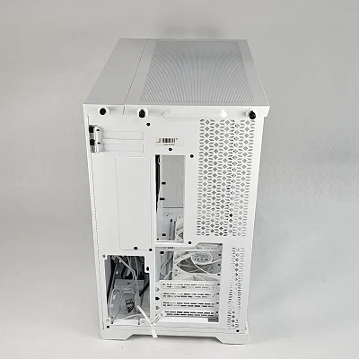White PC Case with Tempered Glass w/ 6 Fans - photo 6