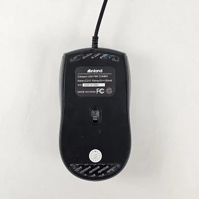 Inland iC210 Wired Mouse - Black - photo 5