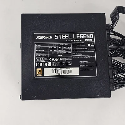 1000 Watt PSU ASRock Steel Legend SL-1000G Power Supply - photo 2