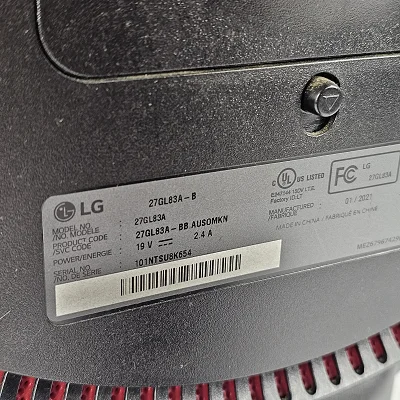 144Hz 1ms LG 27GL83A-B 27" Gaming Monitor - photo 8