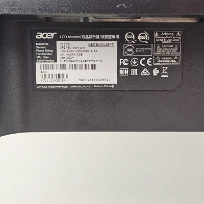 170Hz 0.5ms Acer XF273U 27" Gaming Monitor - photo 8
