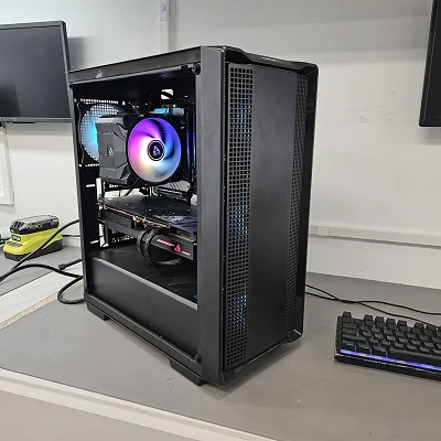 Black DeepCool PC Case with Tempered Glass w/ 4 Fans - photo 9