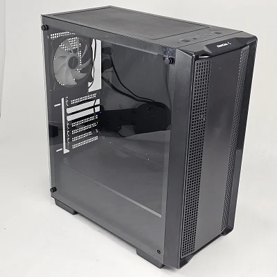 Black DeepCool PC Case with Tempered Glass w/ 4 Fans - photo 1