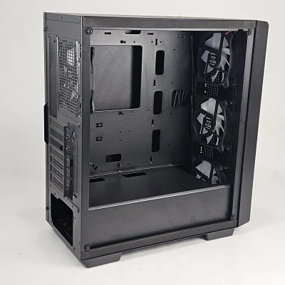 Black DeepCool PC Case with Tempered Glass w/ 4 Fans - photo 3