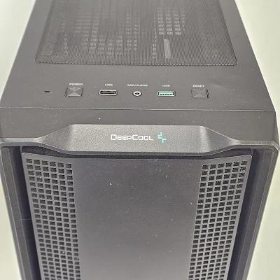 Black DeepCool PC Case with Tempered Glass w/ 4 Fans - photo 8