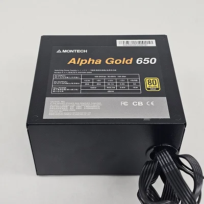 650 Watt PSU Montech Alpha Gold 650 Power Supply - photo 2