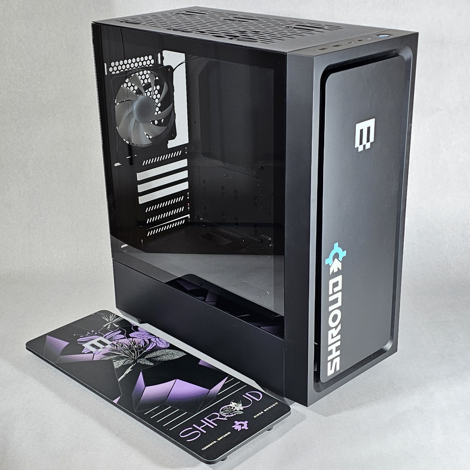PC Case MAINGEAR (with tempered glass, Shroud branding) - Fully Tested
