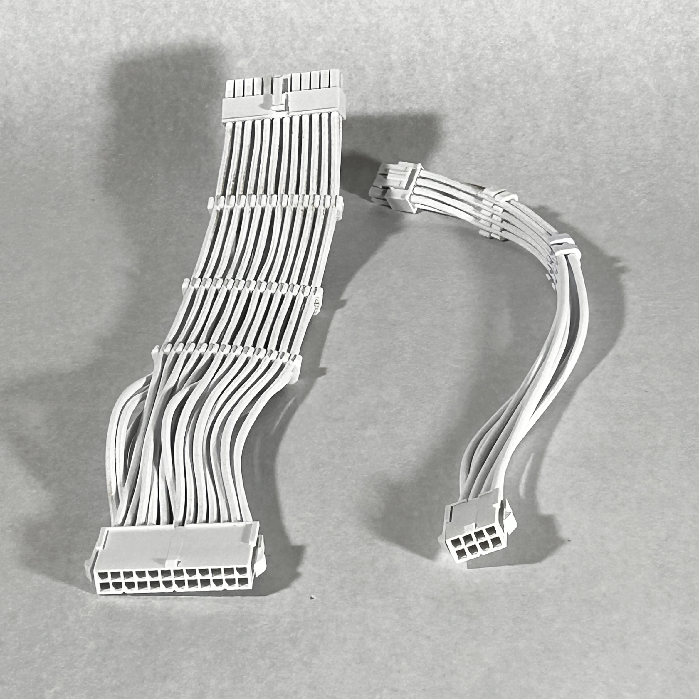 White CPU Motherboard PC Extension Cables