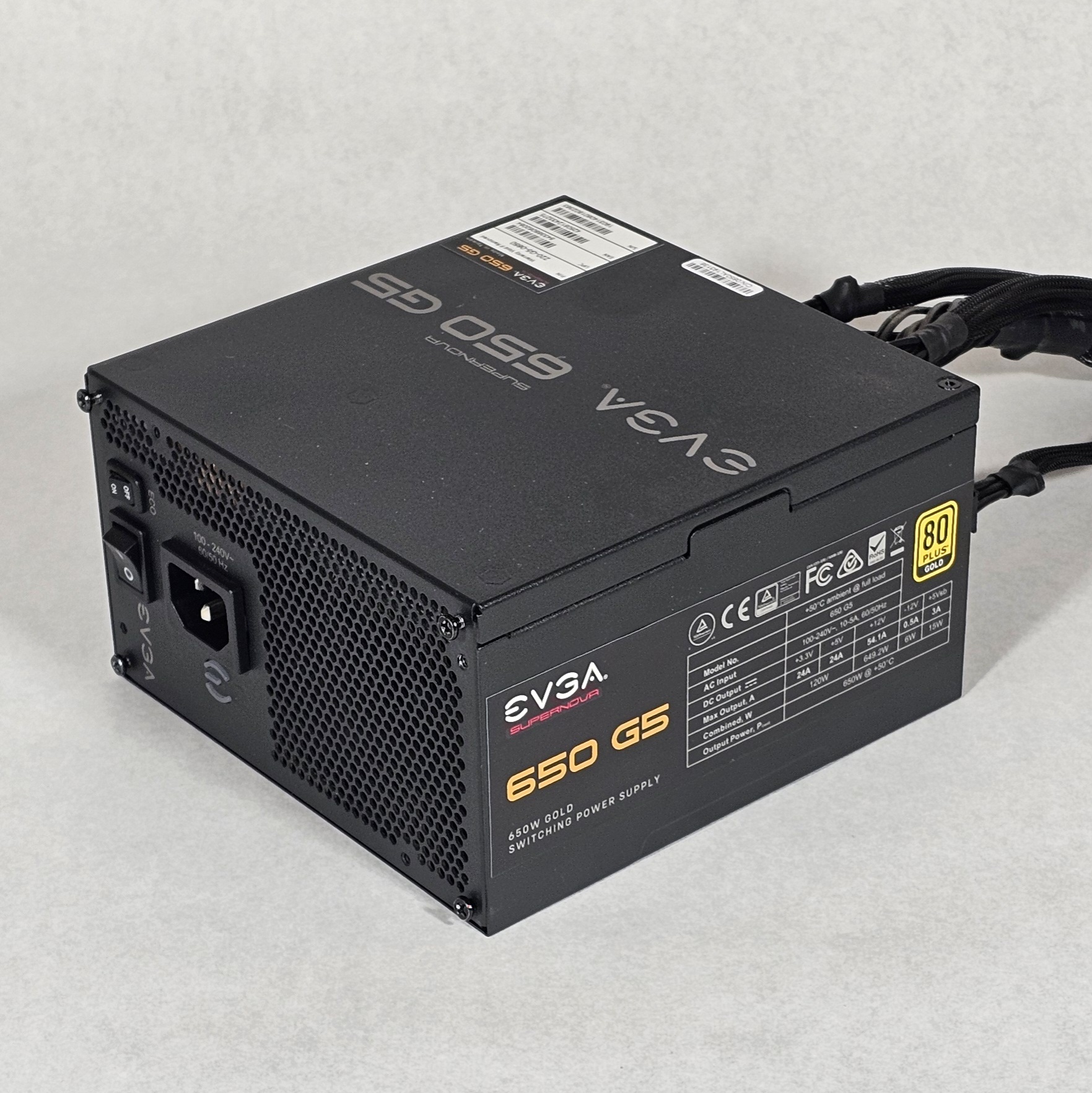 650 Watt PSU EVGA 650 G5 80+ GOLD