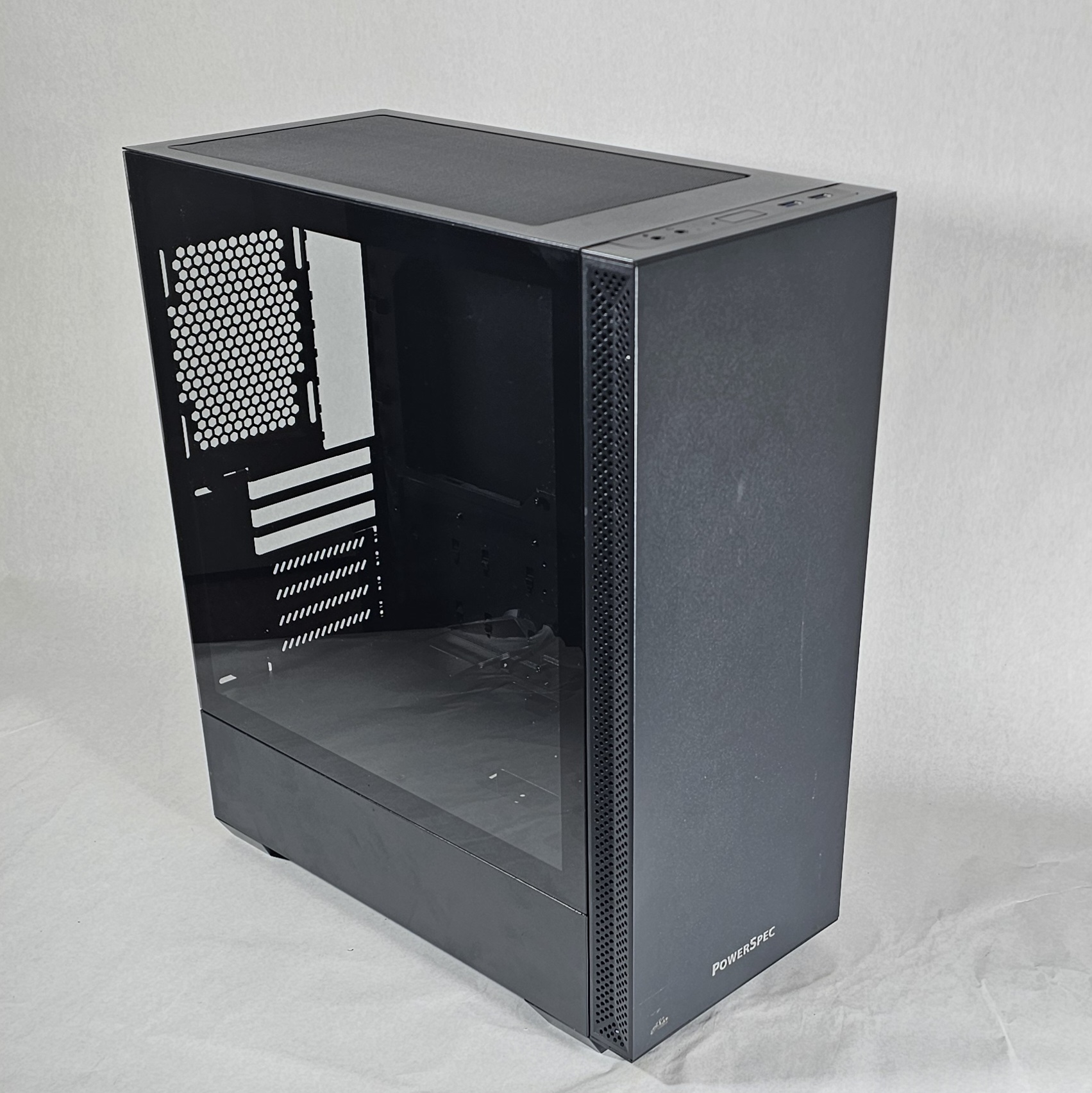 PC Case with RGB Fans and Tempered Glass