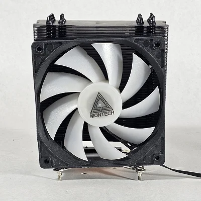 Black CPU Cooler with RGB Fan Intel LGA1700 - photo 2