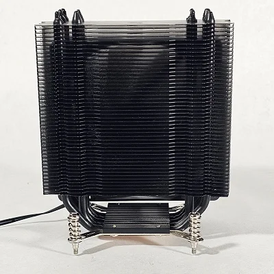 Black CPU Cooler with RGB Fan Intel LGA1700 - photo 3