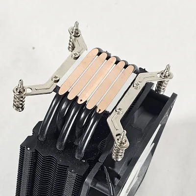 Black CPU Cooler with RGB Fan Intel LGA1700 - photo 4