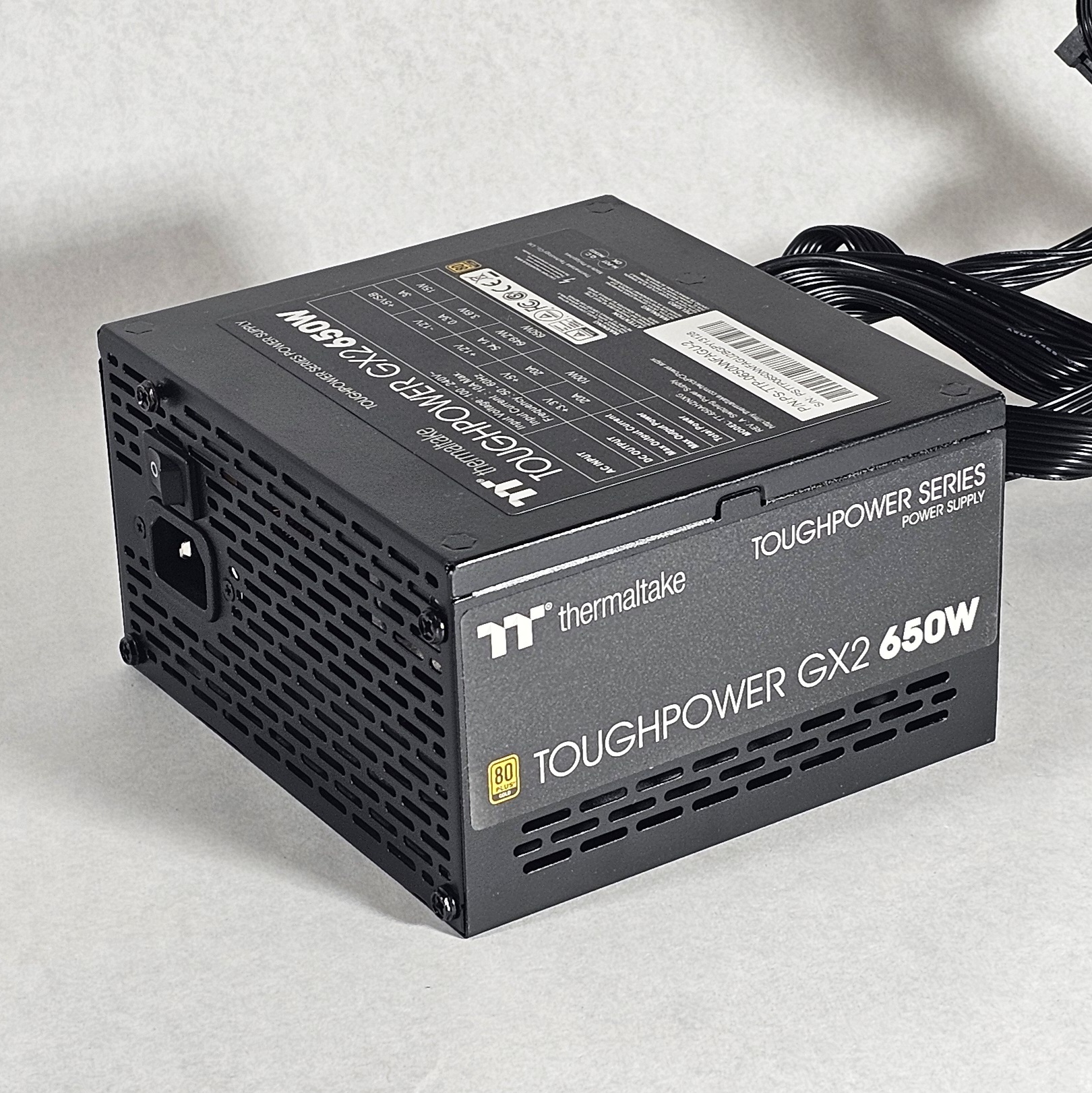 650 Watt PSU 80+ Gold Toughpower GX2 650W Power Supply