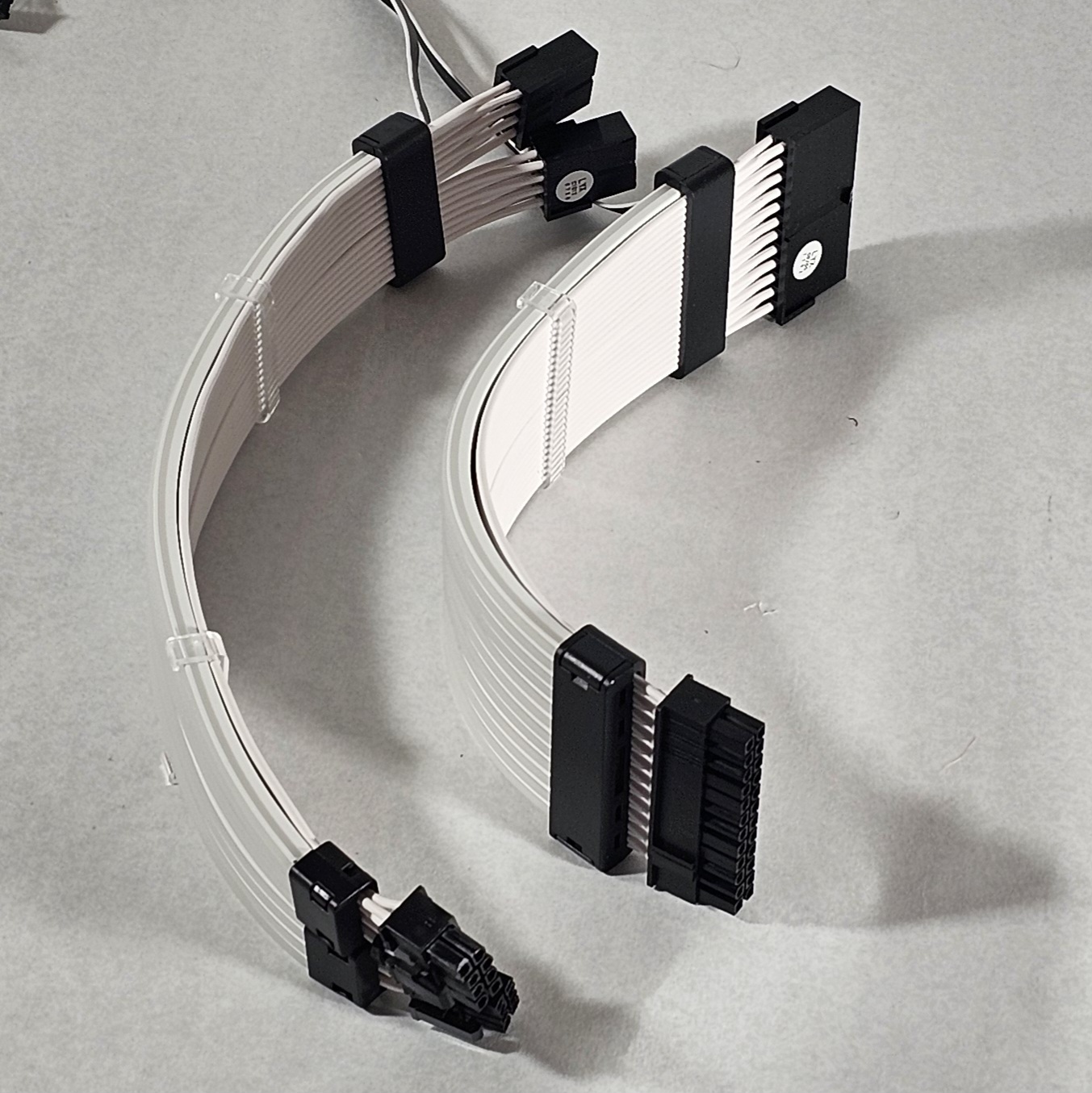 RGB CPU and GPU White Cables