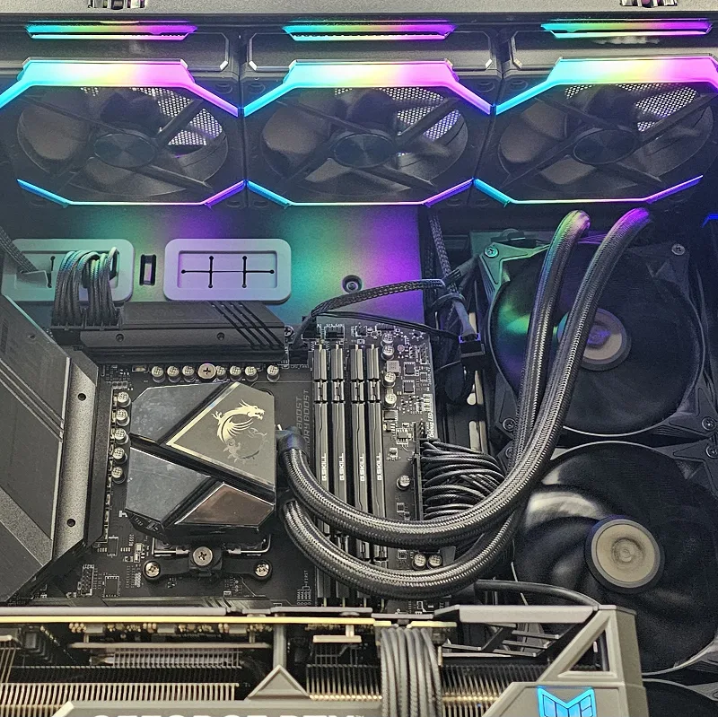 360mm MSI AIO RGB CPU Liquid Cooler for AMD AM5