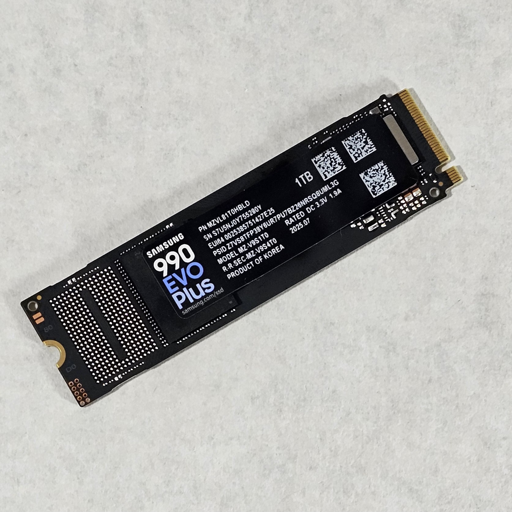 1TB NVMe M.2 SSD Samsung 990 EVO Plus