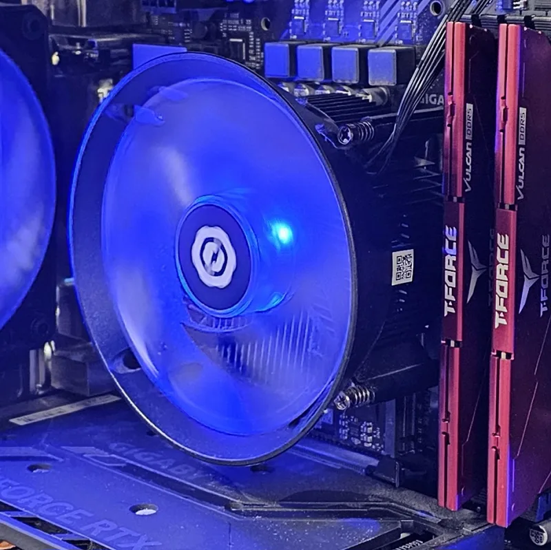 CPU Air Cooler with RGB LED Fan for Intel LGA1700