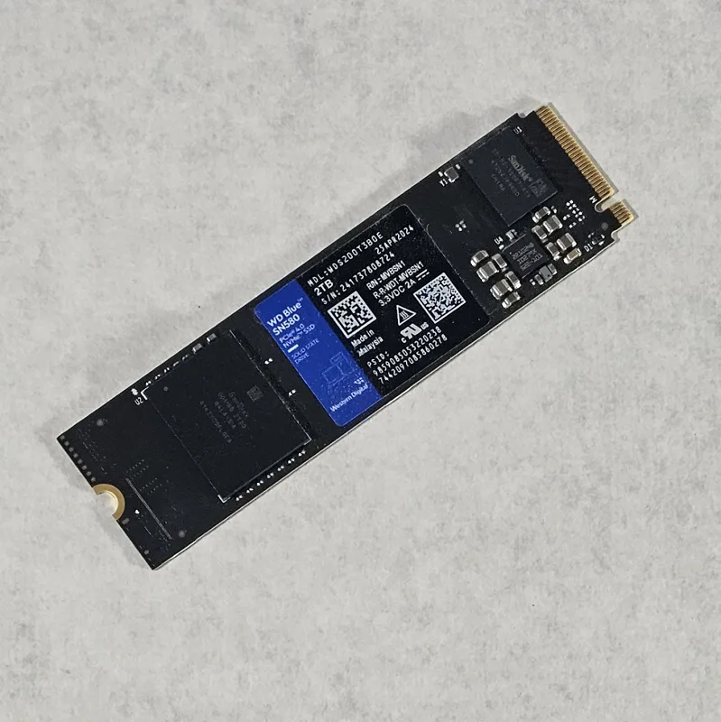 2TB NVMe M.2 SSD WD Blue SN580