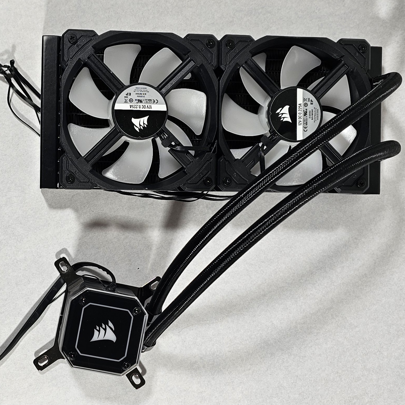 240mm AIO RGB Corsair CPU Liquid Cooler for Intel LGA1200 - Ready to Ship