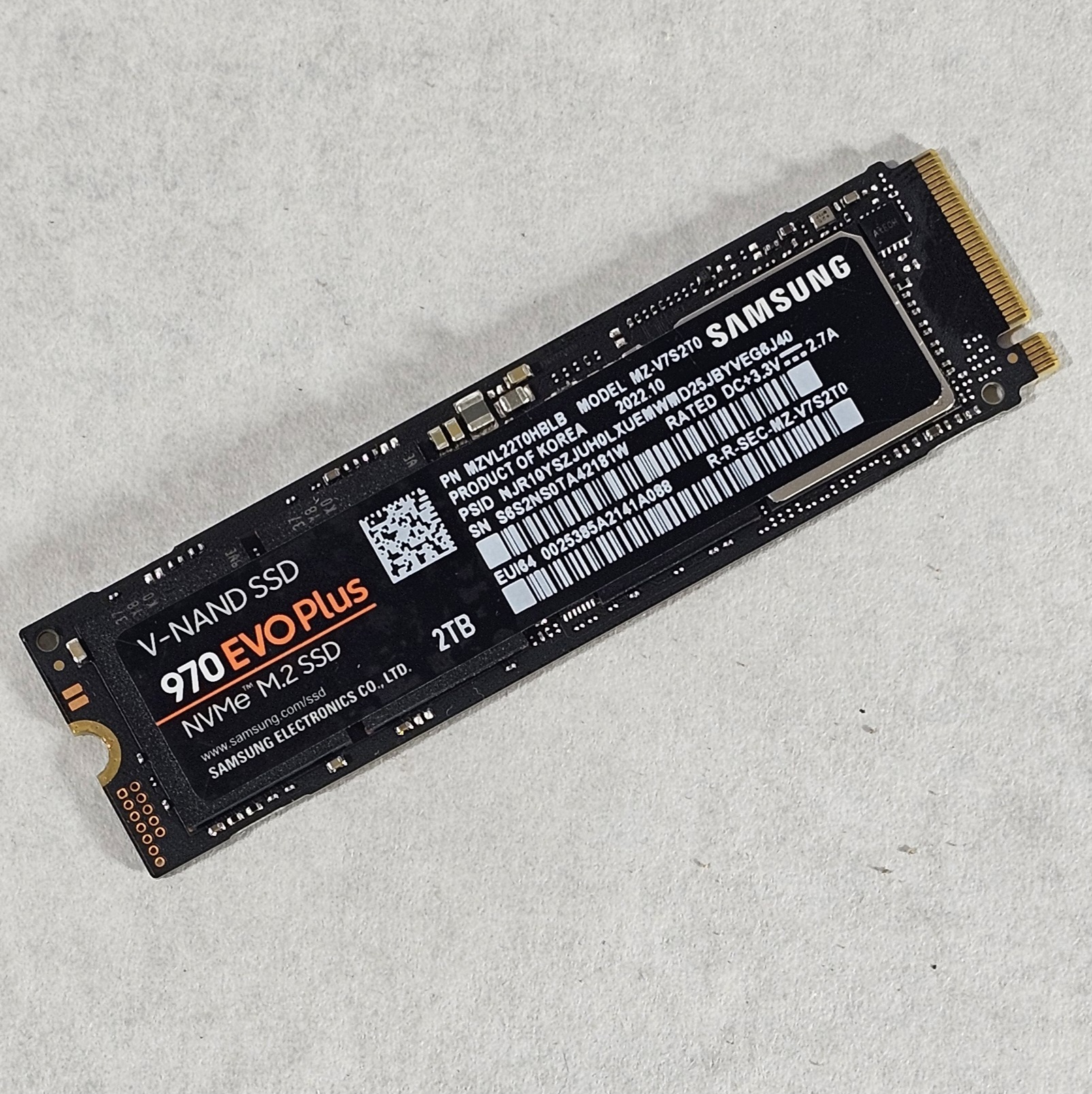 2TB NVMe M.2 SSD Samsung 970 EVO Plus