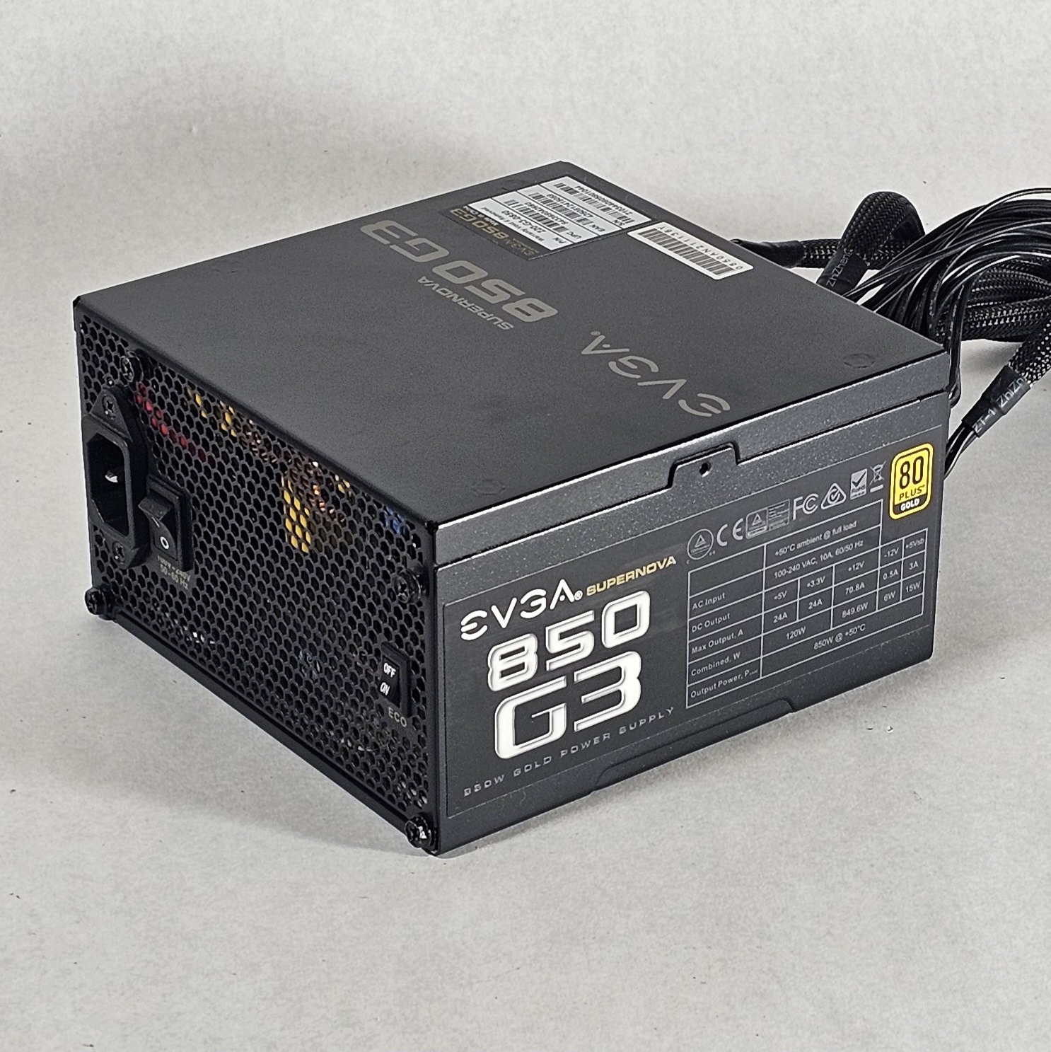 EVGA SuperNOVA 850 G3 850W 80+ Gold Power Supply