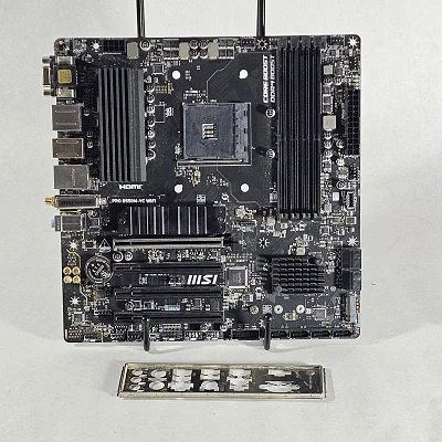 FOR PARTS ONLY: MSI B550M PRO B550M-VC WIFI AMD AM4 DDR4 mATX Motherboard - photo 1