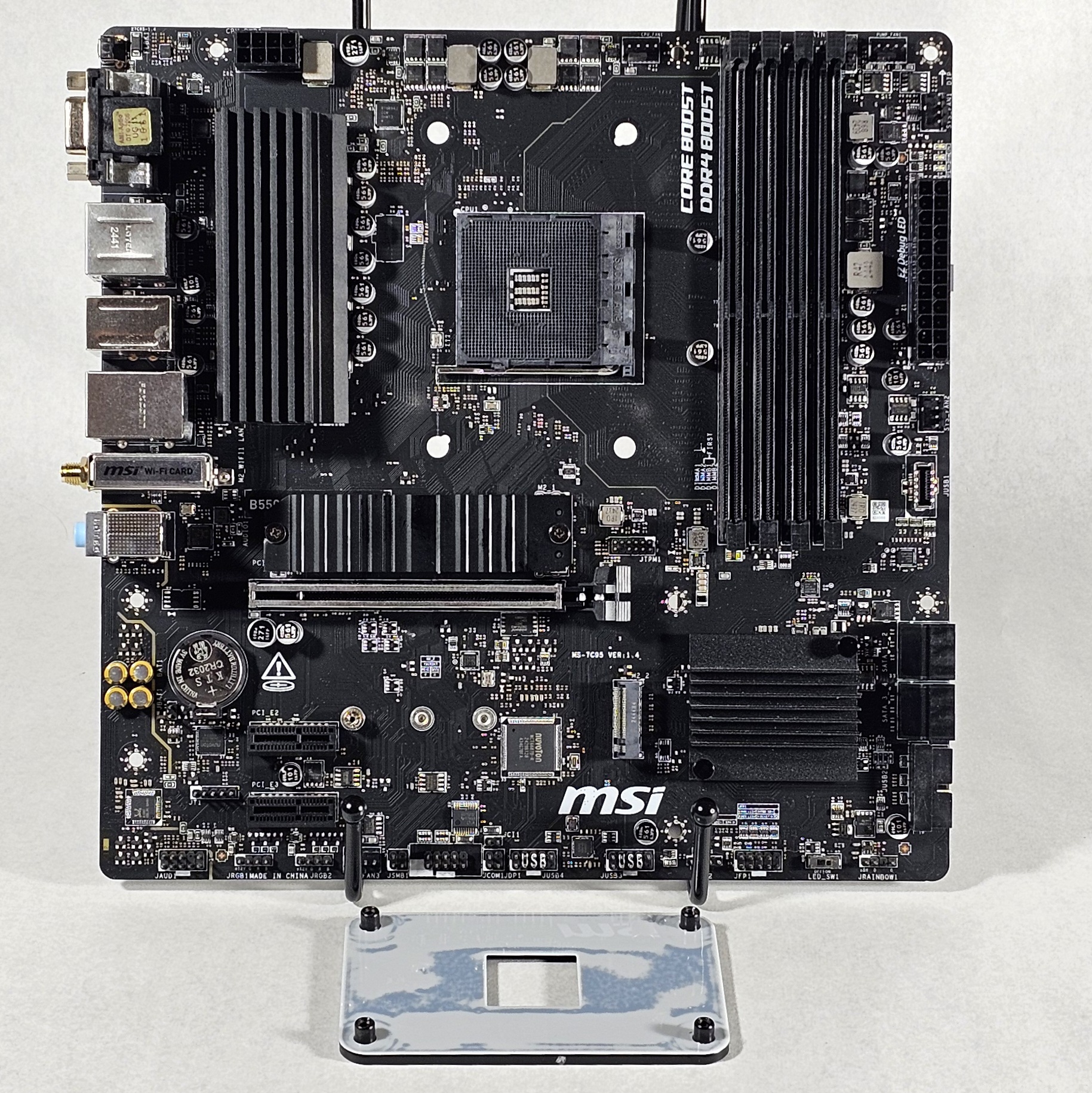 MSI B550M PRO-VDH WIFI ProSeries Micro-ATX AMD AM4 Motherboard
