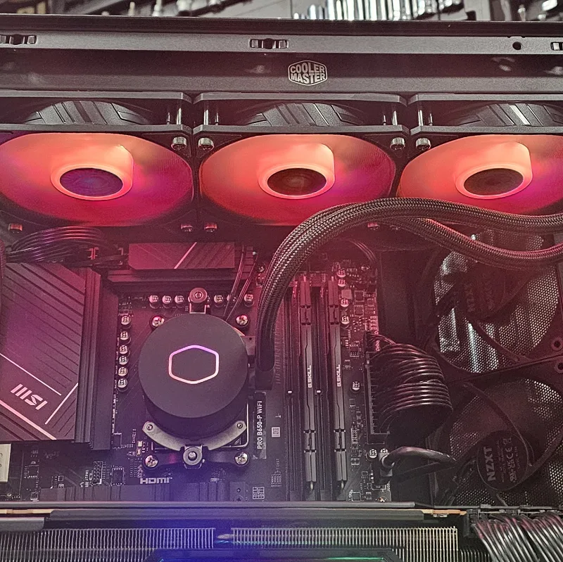 360mm AIO Cooler Master RGB CPU Liquid Cooler for AMD AM5