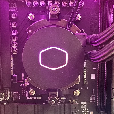 360mm AIO Cooler Master RGB CPU Liquid Cooler for AMD AM5 - photo 2