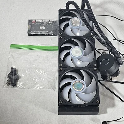 360mm AIO Cooler Master RGB CPU Liquid Cooler for AMD AM5 - photo 3
